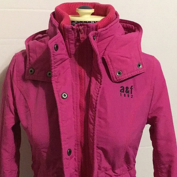 Abercrombie pink size medium jacket - Picture 1 of 16